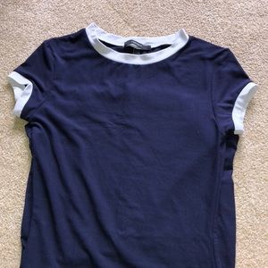 Navy Cotton Forever 21 Dress
